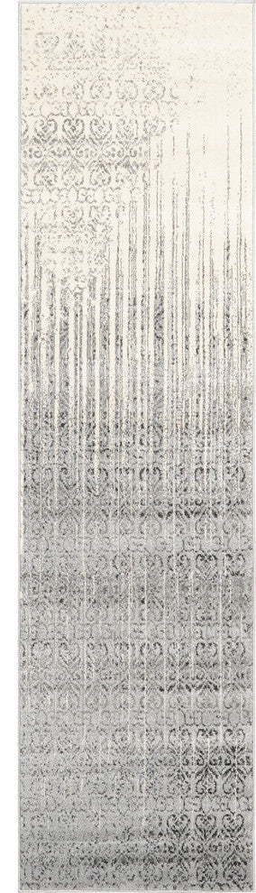 Rug Unique Loom Del Mar Gray Runner 2' 7 x 10' 0