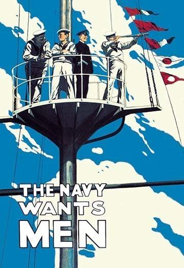 The Navy Wants Men- Fine Art Giclee Print 24" x 36"