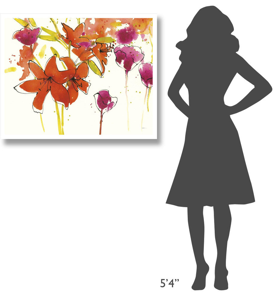 "Pattys Plum II" Digital Paper Print by Shirley Novak, 37"x30"