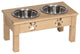 Pine Table Pet Feeder, Unfinished, Medium, 2 Quart
