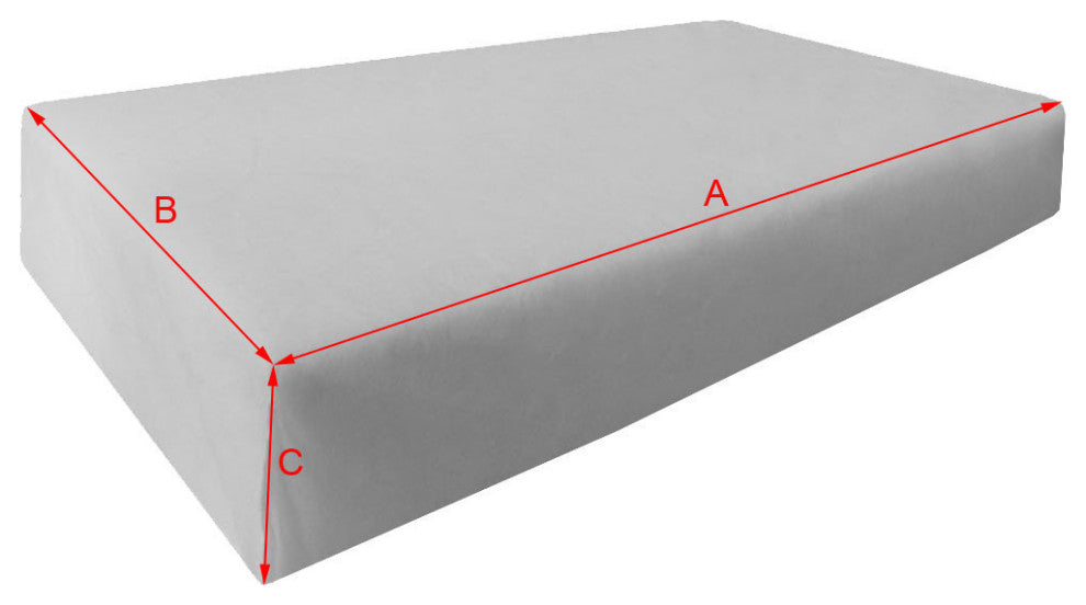 S1 Twin Size 5PC Knife Edge Daybed Mattress Cushion Bolster Complete Set AD005