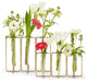 Two's Company Lavoisier Golden Flower Vases, Set of 2