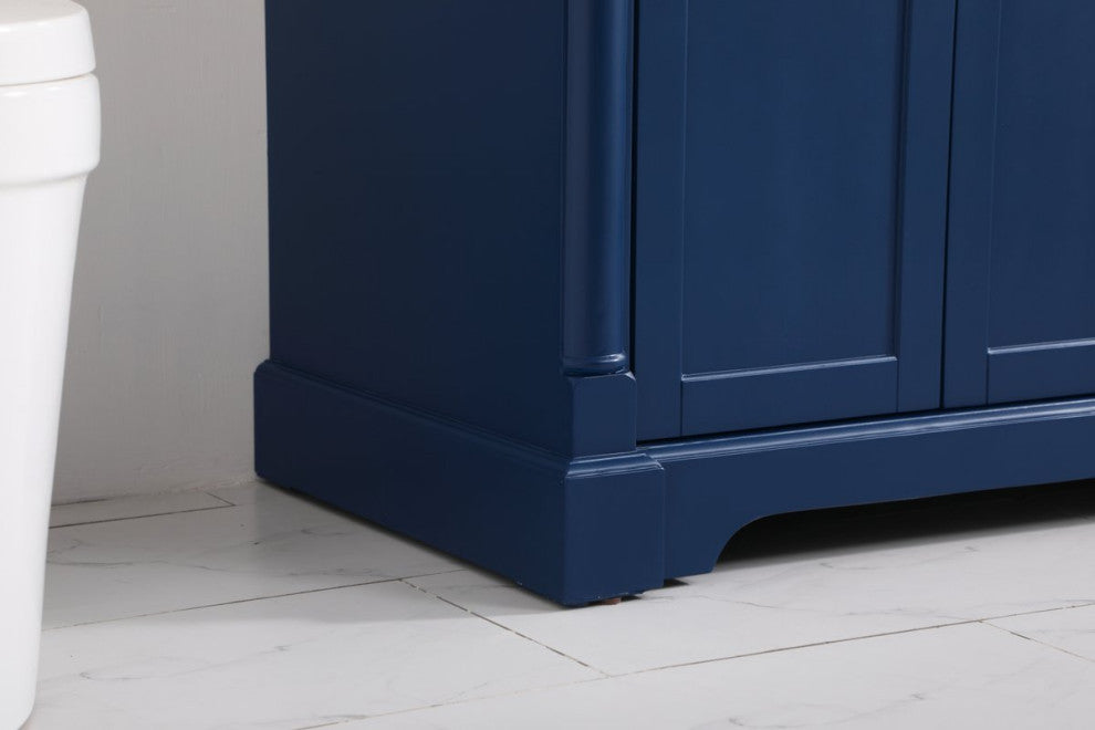 Home Living 42" Single Bathroom Vanity, Blue