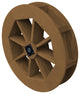Pressure Treated Pine Waterwheel, Mushroom Stain, 30"