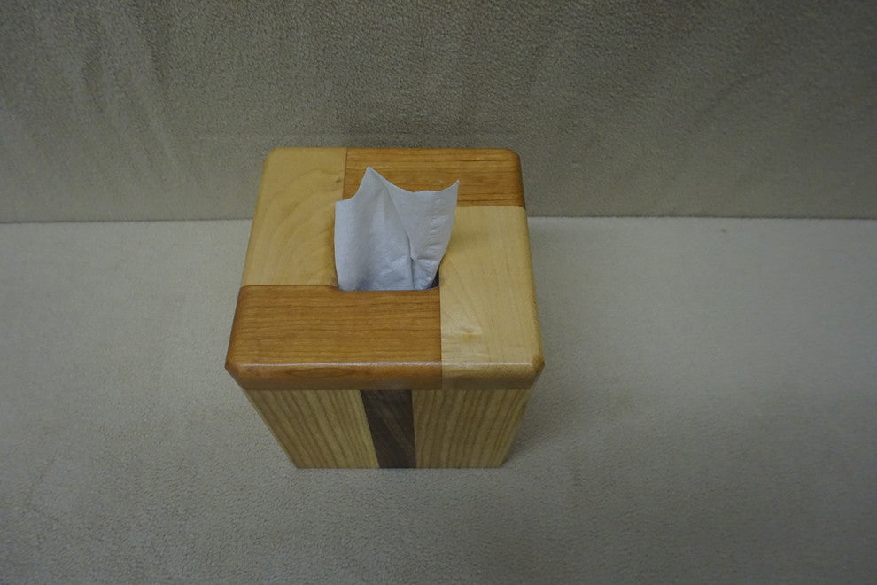 Wood Tissue Box