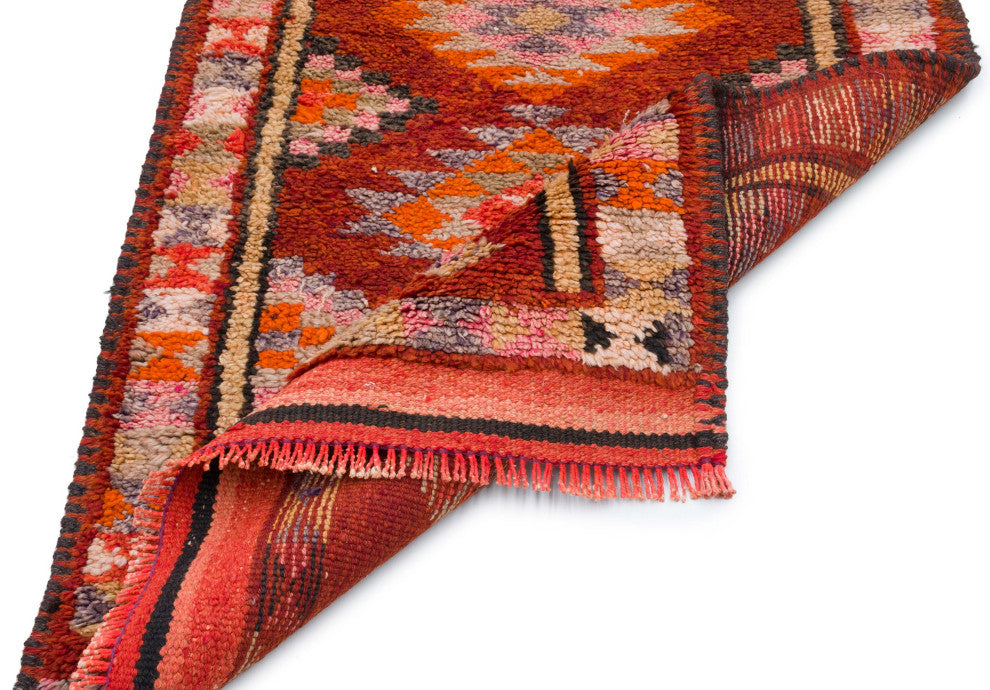 Vintage Turkish Runner Rug - 2' 11" x 12' 7" (35 in. x 151 in.)