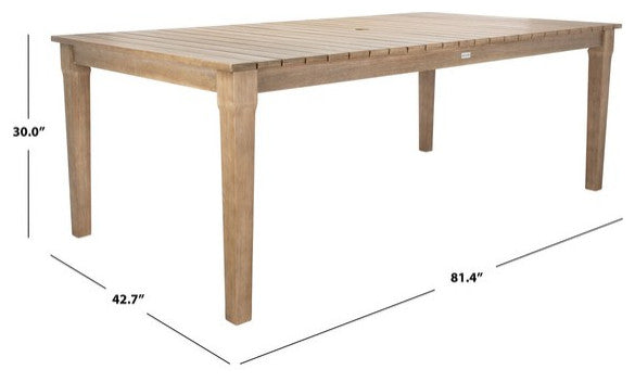 Safavieh Dominica Wooden Indoor-Outdoor Dining Table