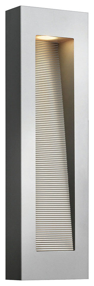 Hinkley Luna Large Wall Mount Lantern, Titanium