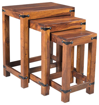 Timbergirl Rustic Nest of Tables