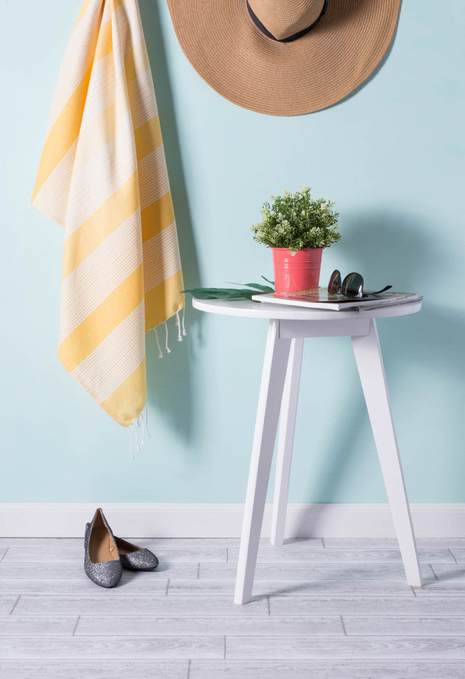 Yellow Stripe Fouta Towel