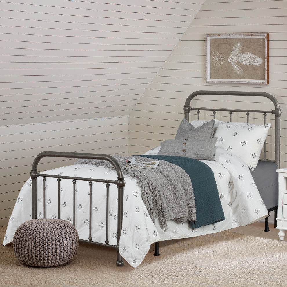 Hillsdale Kirkland Metal Twin Bed With Metal Frame