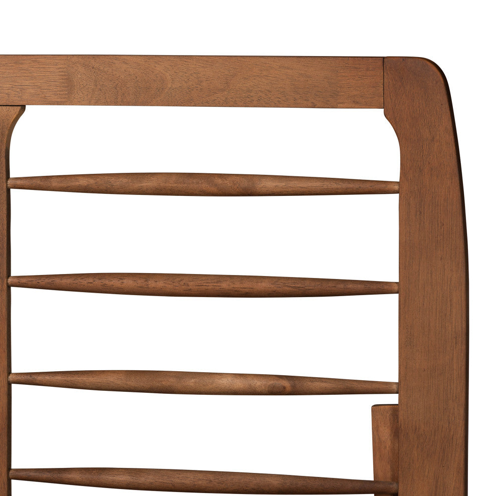 Micah Ash Walnut Platform Bed, King