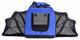 Hounda Accordion Collapsible Dual-Sided Expandable Pet Crate, Blue, Medium