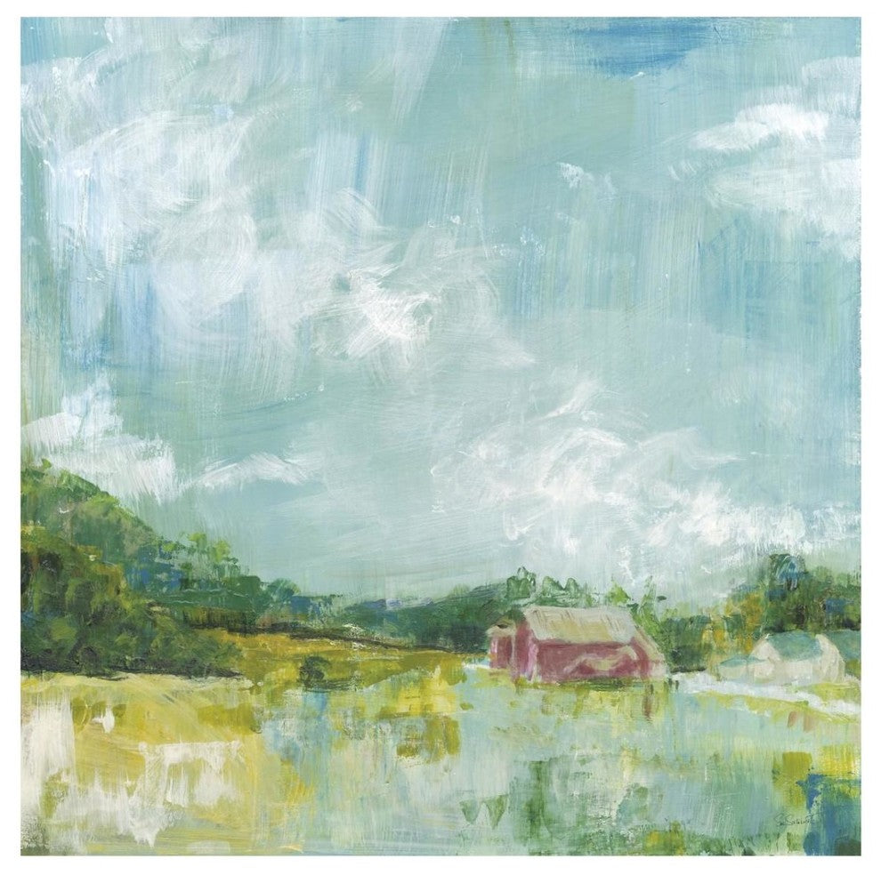 "Horizon Farm" Digital Paper Print by Sue Schlabach, 32"x32"