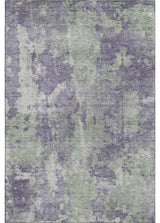 Premium Machine Washable Mayfield AMF573 Purple 3' x 5' Rug