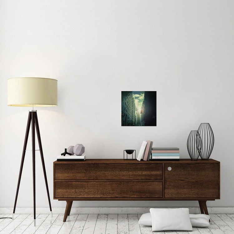 "Downtown" Stretched Canvas Giclee by Ambra, 18"x18"