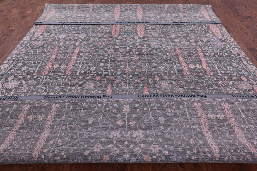 9' 11" X 14' 2" Persian Ziegler Handmade Wool & Silk Rug - Q15557