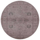Ahgly Company Indoor Round Mid-Century Modern Area Rugs, 3' Round