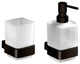 Wall Mounted Soap Dispenser And Toothbrush Tumbler Set
