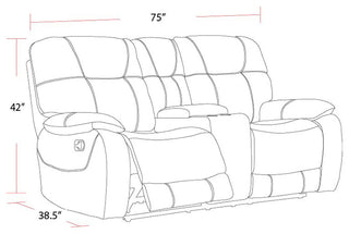 Cooper Shadow Natural Manual Reclining Sofa and Recliner