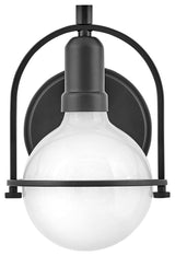 Hinkley Somerset Small Single Light Vanity, Black