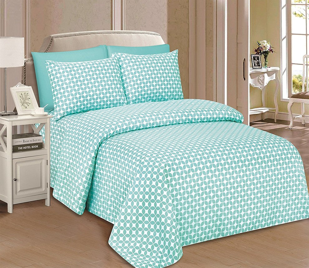 Beverly Hills 1800 Series, Printed Sheet Set, Hobrt, Queen
