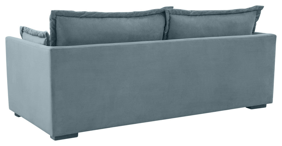 Freya Bluestone Velvet Sofa