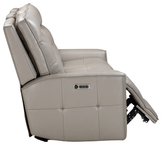 Canterbury Acorn Power Reclining Zero Gravity Sofa and Loveseat, Pewter