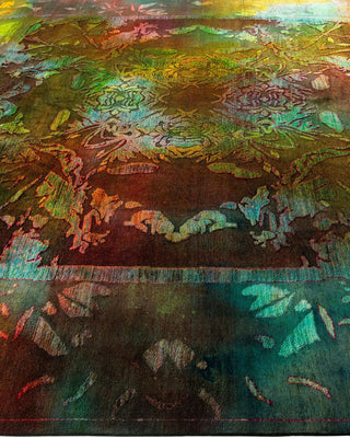 Vibrance, One-of-a-Kind Hand-Knotted Area Rug Multi, 9'10"x13'10"