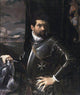 Lodovico Carracci Portrait of Carlo Alberto Rati Opizzoni in Armour Canvas Wrap