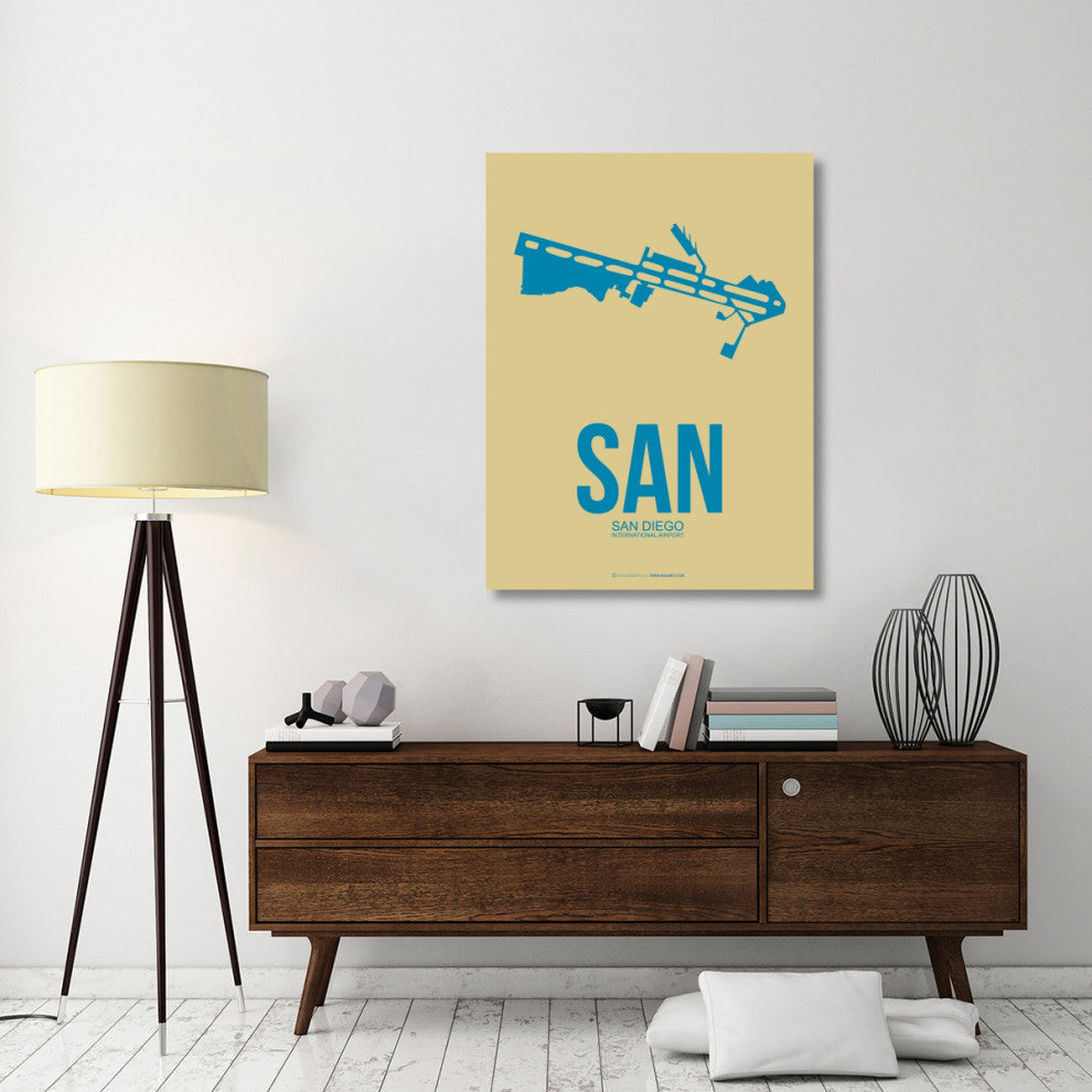 "SAN San Diego Poster 3" Fine Art Print