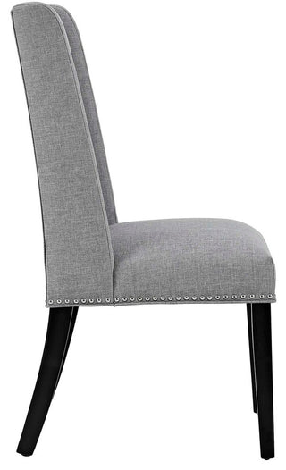 Baron Dining Chair Fabric Set of 2, Light Gray