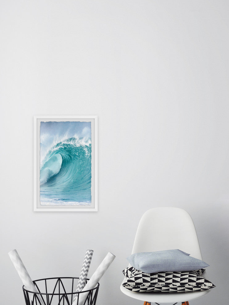 "Flow With It" Framed Painting Print, 16x24