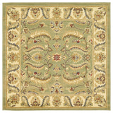 Unique Loom Green Hickory Voyage 4' 0 x 4' 0 Square Rug