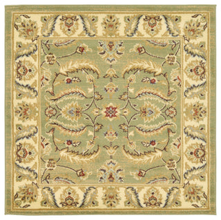 Unique Loom Green Hickory Voyage 4' 0 x 4' 0 Square Rug