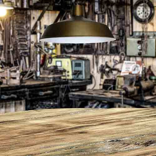 120V Commercial Grade Hanging Ceiling Pendant - 16" Diameter, Copper