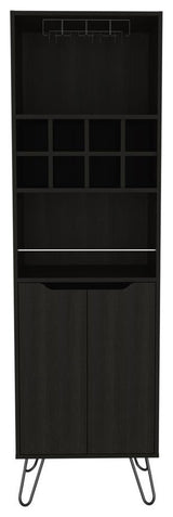 Zamna H Bar Cabinet-Black Wengue