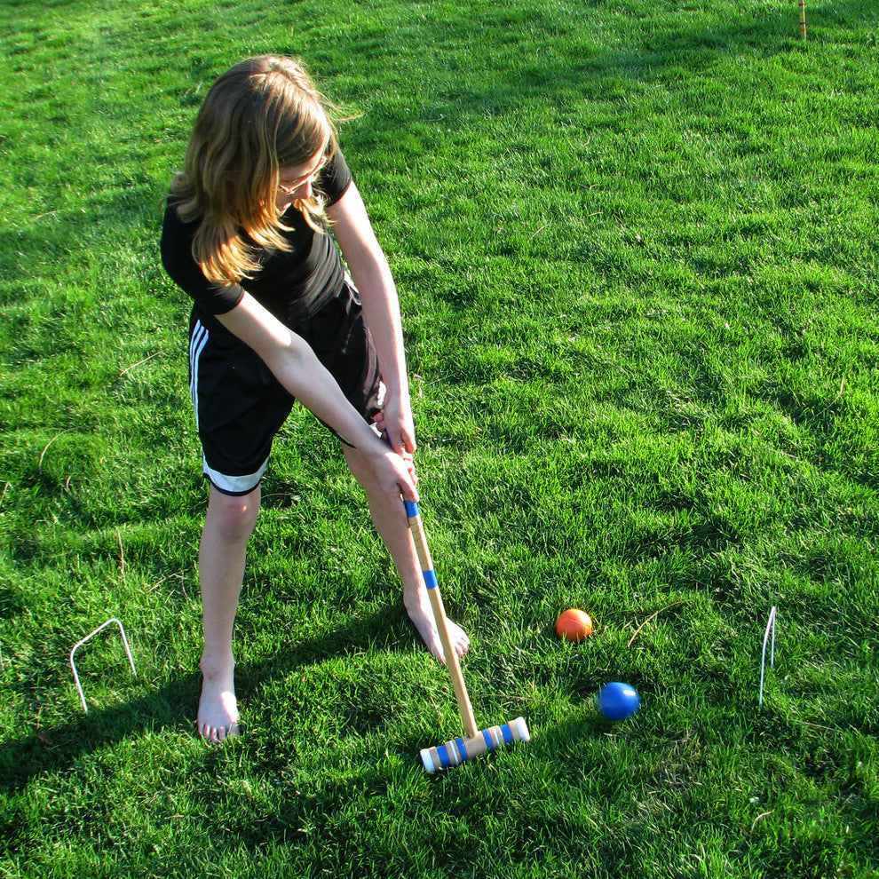 Complete Croquet Set with Carrying Case by Trademark Games