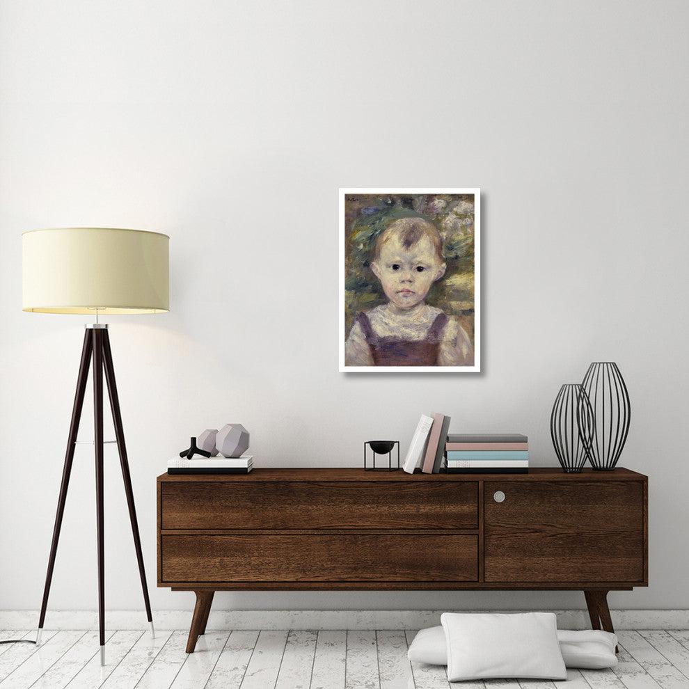 "Portrait Of A Little Boy" Digital Paper Print by Pierre-Auguste Renoir, 25"x32"