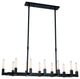 Elegant Lighting Corsica Collection Chandelier, Bronze