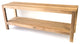 Teak Shower Bench Fiji 47" (120 cm) with Shelf