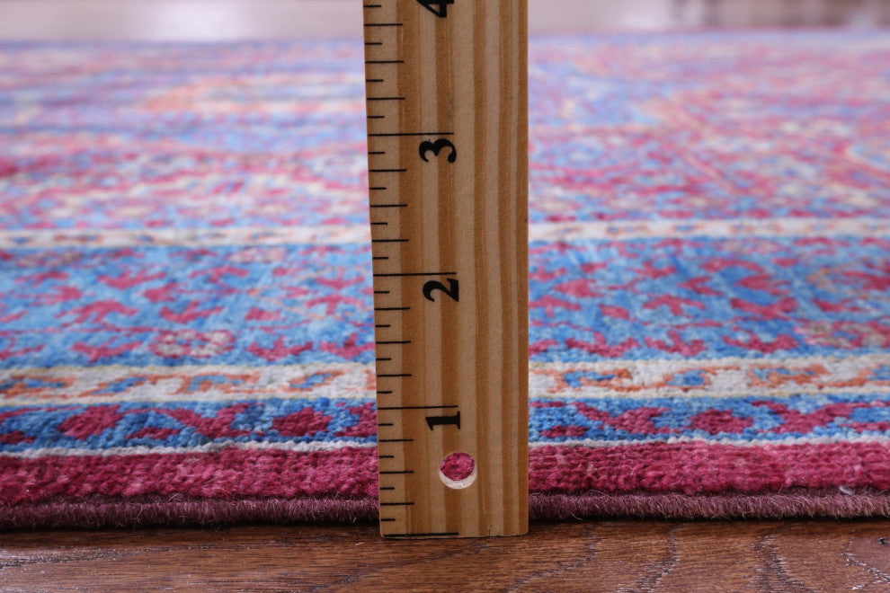 Hand-Knotted Mamluk Wool Rug 5' 0" X 6' 9" - Q12238