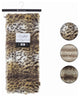 Inspired Home Jiselle Throw, Acrylic 50"x60", Faux Leopard