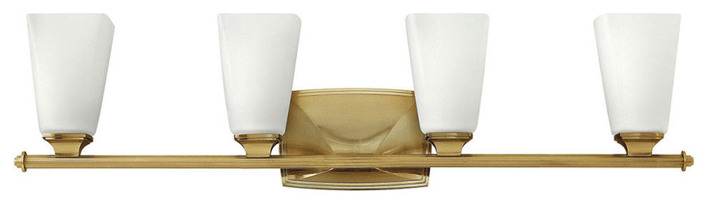 Hinkley Darby Large Four Light Vanity, Brushed Caramel