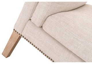 Warner Bench Bisque French Linen, Natural Gray Ash