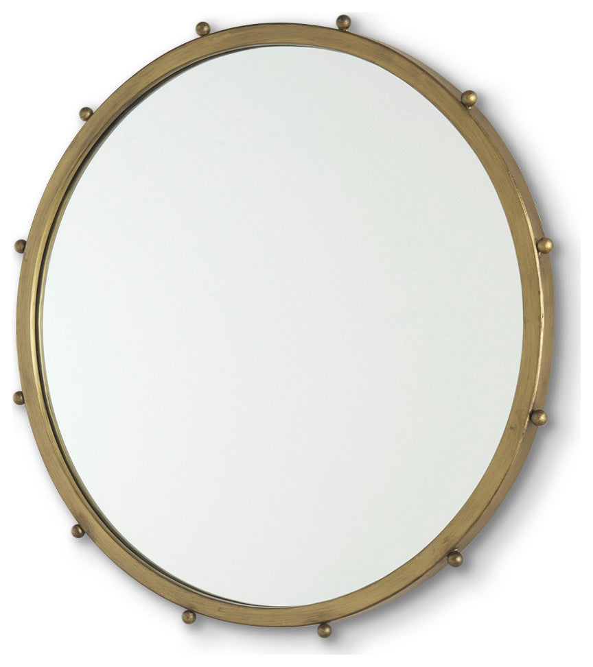 Elena I Small Gold Wall Mirror