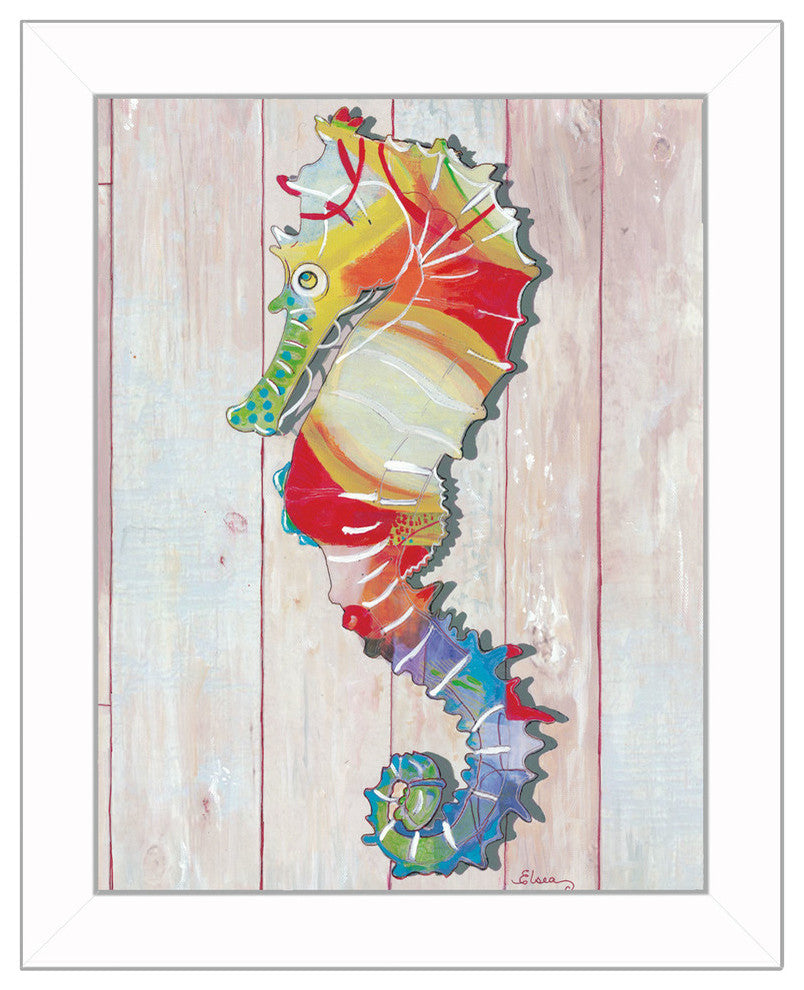 "Seahorse II" by Sear, Printed Framed Wall Art