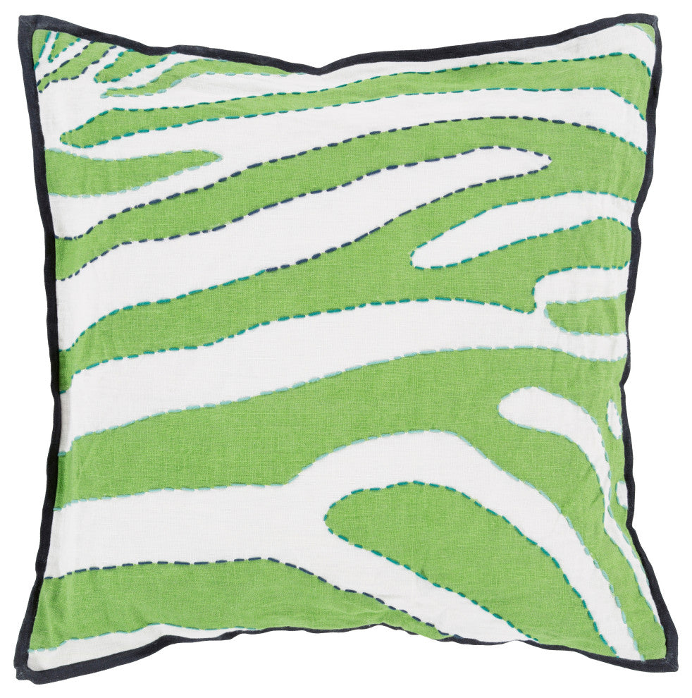 Surya Zebra LD-040 20" x 20" Pillow Cover