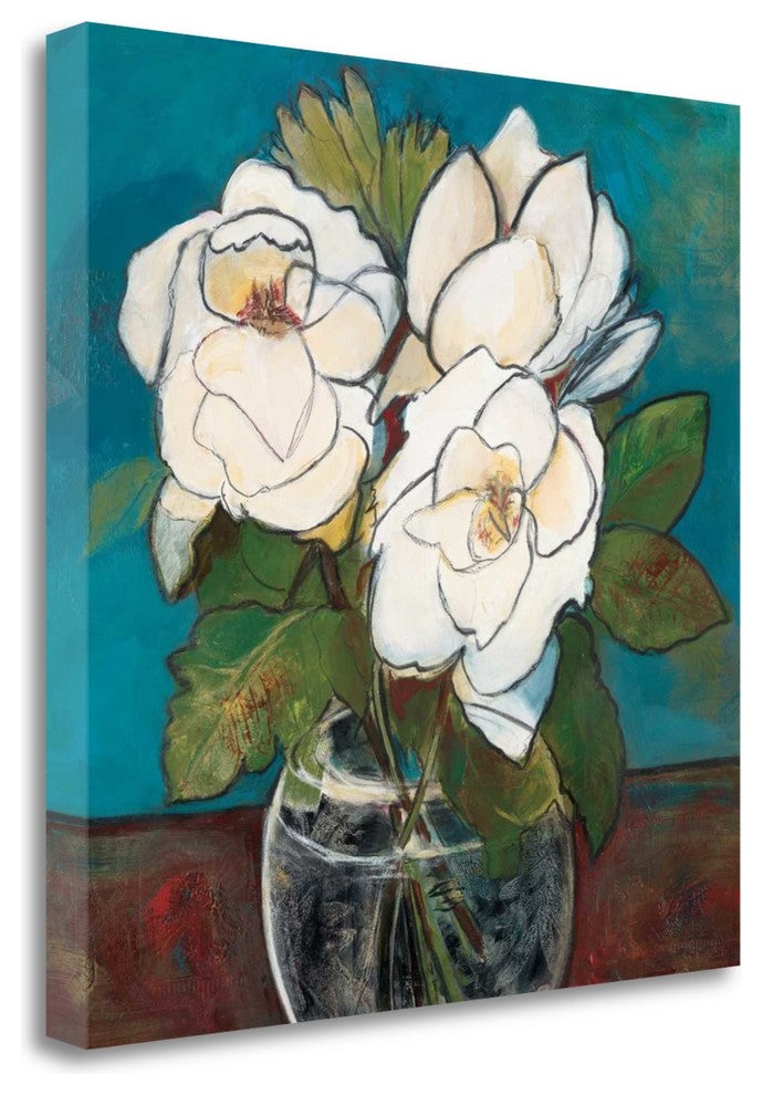 "Crystal Magnolias" By Connie Tunick, Giclee Print on Gallery Wrap Canvas