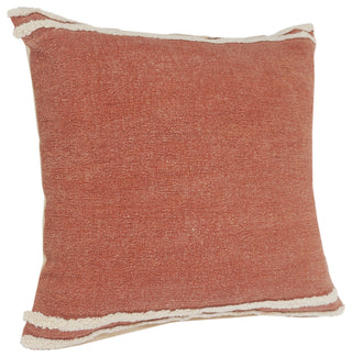 Soft Striped Cinnamon Throw Pillow, 20" X 20"